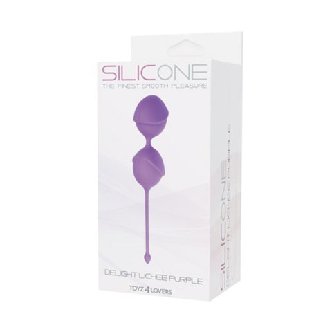 Kulki gejszy Palline LICHEE SILICONE Fioletowe