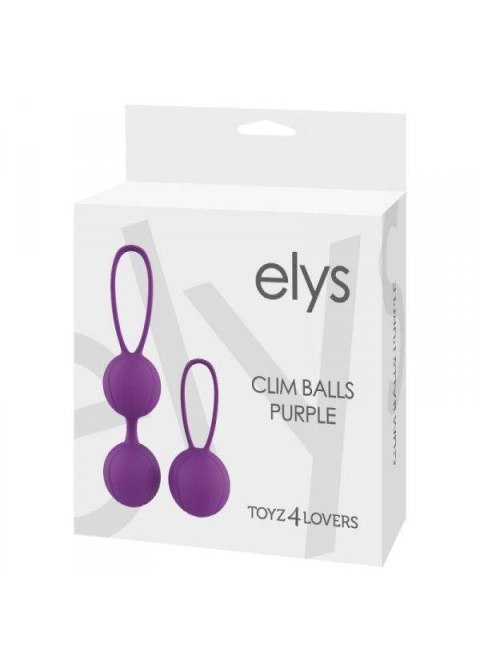 Zestaw kulek gejszy Palline Elys Clim Fioletowe