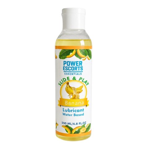 Power Escorts - DR10 - Banana Water-Based Lubricant 200ml - Slide & Play Personal Lube