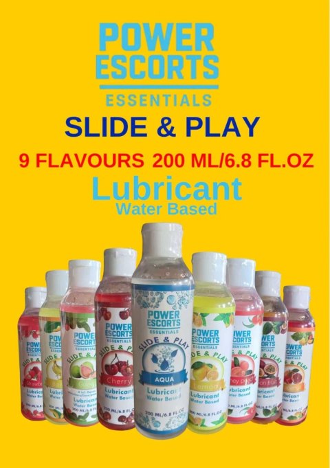 Power Escorts - DR13 - Passion Fruit Water-Based Lubricant 200ml - Slide & Play Personal Lube