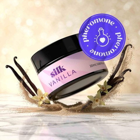CRUSHIOUS SILK MASSAGE CANDLE WITH PHEROMONES AND VANILLA SCENT 20ML