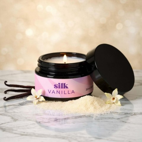 CRUSHIOUS SILK MASSAGE CANDLE WITH PHEROMONES AND VANILLA SCENT 20ML