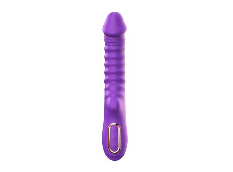 Enyalius Ribbed Silicone Vibrator Purple