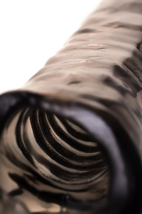 Sleeve ToyFa Xlover, to increase size, TPE, black,transparent , 22,5 cm