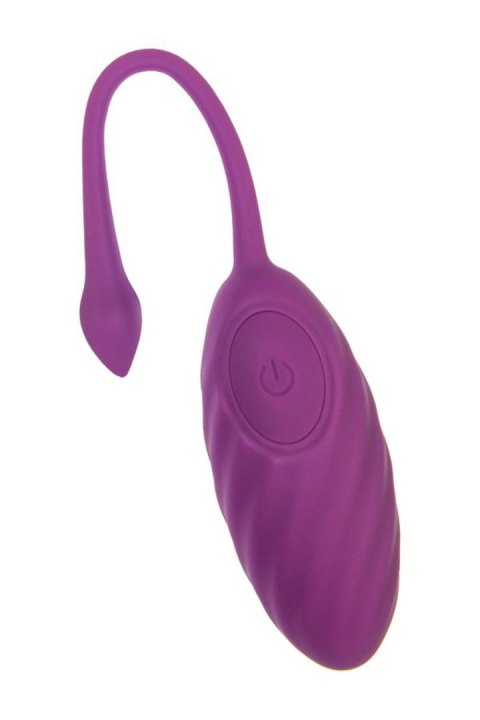 Vibrating egg A-Toys Purr, silicone, purple, 18 cm