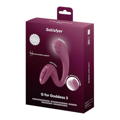 G for Goddess 3 - burgundy