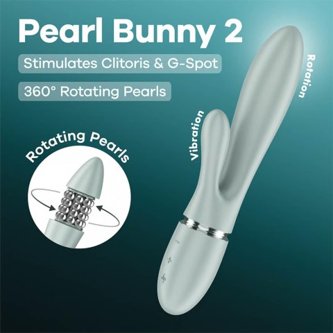 Pearl Bunny 2 - greygreen