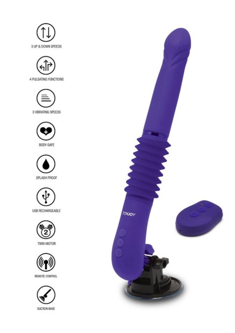 Wibrator Magnum Opus Supreme Thruster 2 Fioletowy