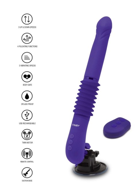 Wibrator Magnum Opus Supreme Thruster 2 Fioletowy