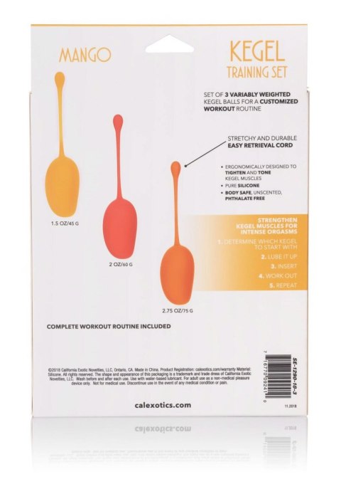 Zestaw kulek gejszy Kegel Training Set Mango