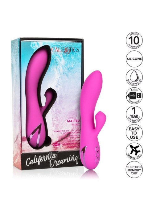 Wibrator ze stymulatorem Malibu Minx