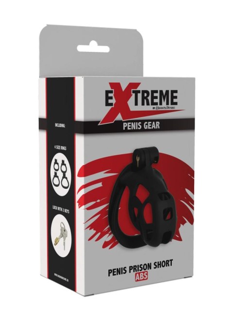 Penis Prison Cock Cage Short Black