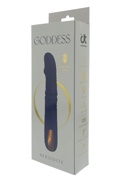 Wibrator z funkcją góra-dół i obrotowymi koralikami Dream Toys Goddess Afrodite