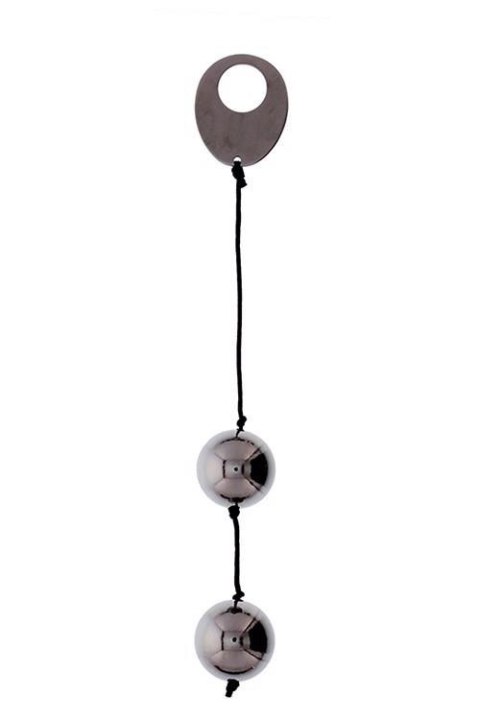 Kule domino metalowe - chromowane czarne