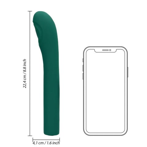 Pulse Wave G-Spot Vibrator - Green Crystal