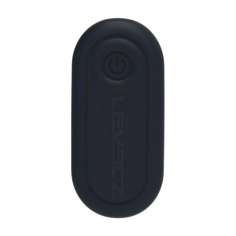 Dual Motor Remote Control Beaded Vibrating Liquid Silicone Prostate Stimulator - Black