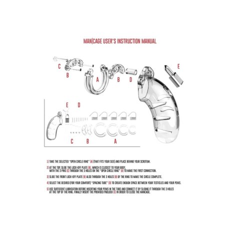Model 04 Chastity Cock Cage - 11,5 cm