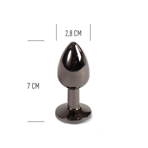 GUNMETAL BUTT PLUG S