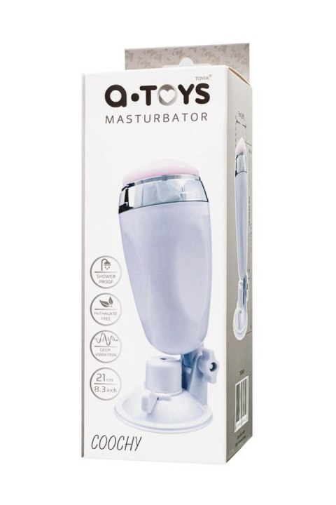 Masturbator realistyczny w pojemniku - pochwa - z wibracjami - A-TOYS