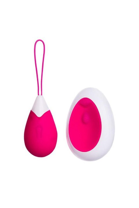 Wibrujące jajeczko na pilota bezprzewodowego, USB Różowe - A-TOYS
