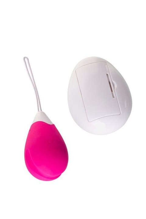 Wibrujące jajeczko na pilota bezprzewodowego, USB Różowe - A-TOYS