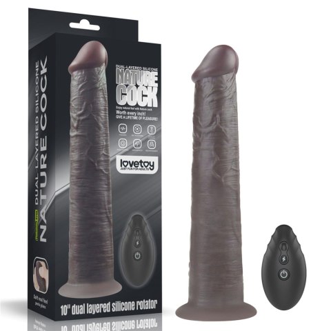 10'' Dual Layered Platinum Silicone Rotator