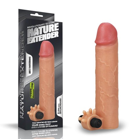Add 2" Vibrating
Silicone Extender