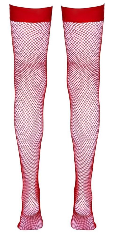 Hold-up Stockings red M