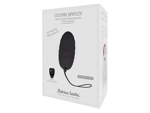 WIbrujące jajeczko - Ocean Breeze 2.0 - na pilota, Czarne - CNEX