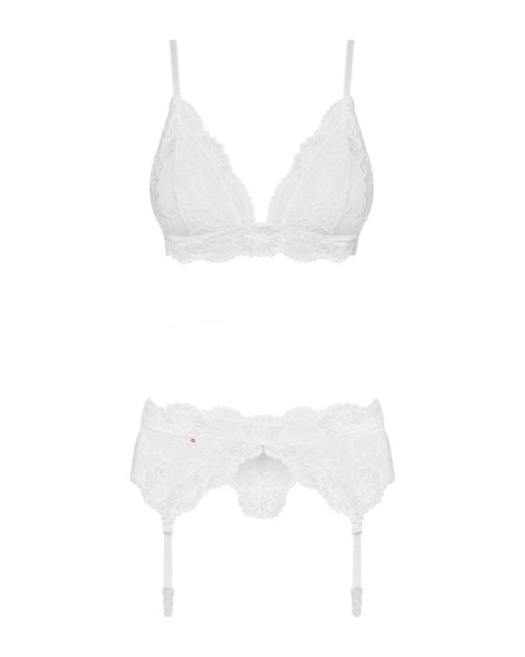 Bielizna-810-SEG-2 komplet 3-częściowy biały L/XL