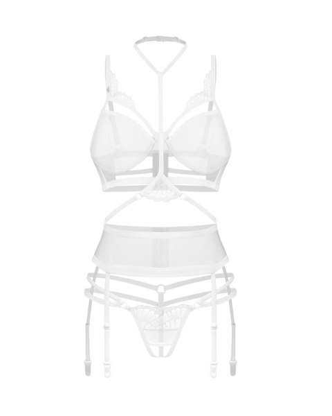 Premisis White otwarty komplet 3-częściowy S/M