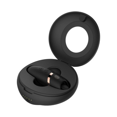 Profesjonalny stymulator łechtaczki - języczek - na USB, Czarny - Rosy Gold