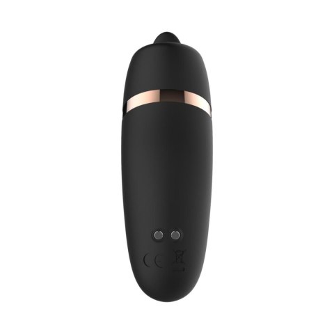 Profesjonalny stymulator łechtaczki - języczek - na USB, Czarny - Rosy Gold