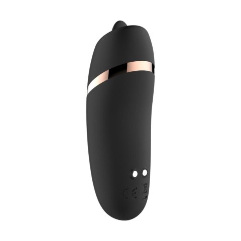 Profesjonalny stymulator łechtaczki - języczek - na USB, Czarny - Rosy Gold