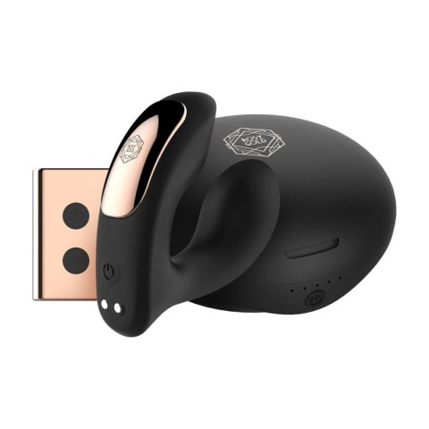 Profesjonalny wibrator motylek do stymulacji punktu G na pilota, USB - Rosy