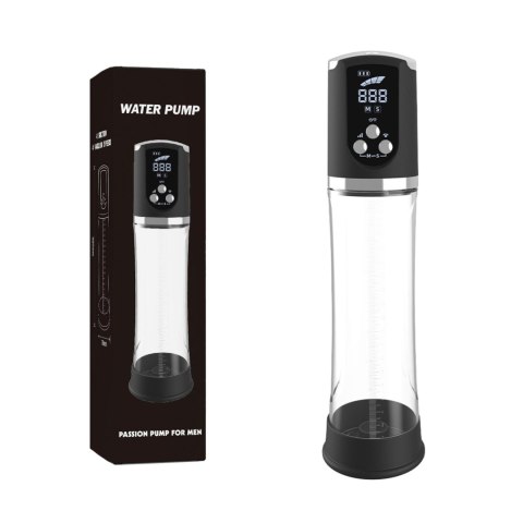 Pompka- PASSION PUMP, PREMIUM RECHARGEABLE AUTOMATIC WATERPROOF LCD PUMP