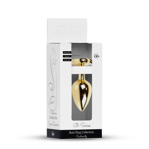 Plug-Jewellery Gold Heart PLUG- Green