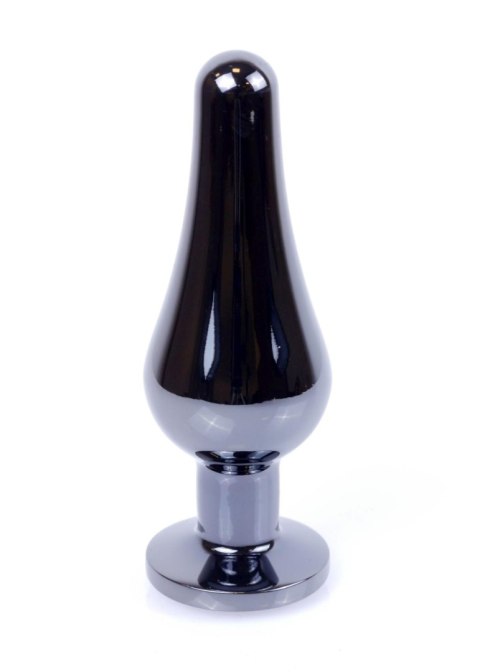 MyLove Toys - Jewellery Dark Silver BUTT PLUG- Black