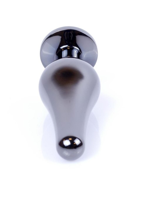MyLove Toys - Jewellery Dark Silver BUTT PLUG- Clear