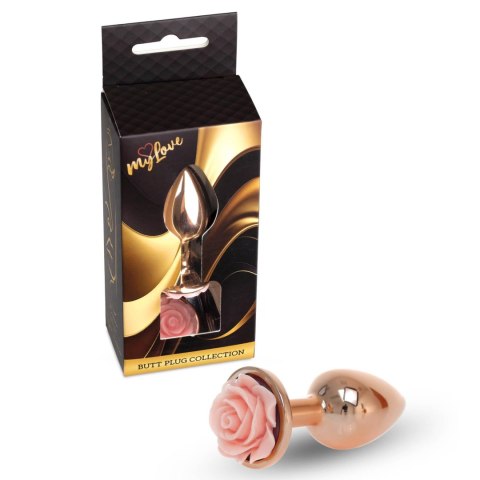 MyLove Toys - Jewellery Red Gold PLUG ROSE- Peach