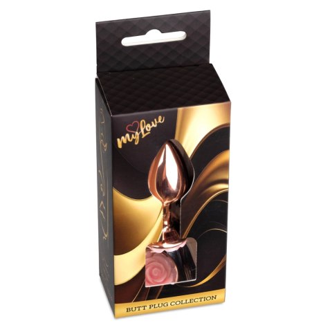 MyLove Toys - Jewellery Red Gold PLUG ROSE- Peach