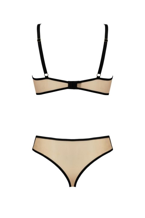 Bielizna-DAISY SET beige S/M
