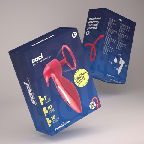CRUSHIOUS SACI CLITORAL AND NIPPLE STIMULATOR WITH SUCTION