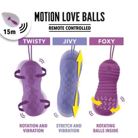 FeelzToys - Zdalnie sterowane kulki miłosne Foxy