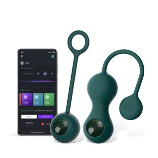 Magic Motion – Crystal Duo Smart Kegel Vibrator z zestawem ciężarków