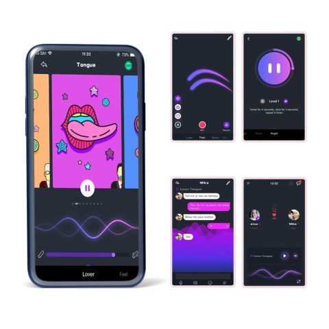 Magic Motion – Crystal Duo Smart Kegel Vibrator z zestawem ciężarków
