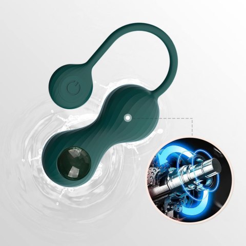 Magic Motion – Crystal Duo Smart Kegel Vibrator z zestawem ciężarków