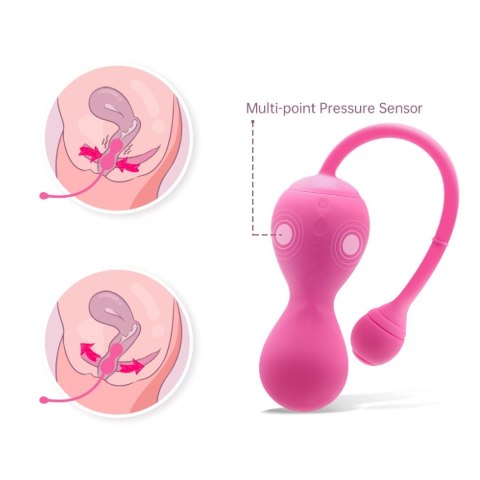 Magic Motion - Smart Kegel Master Balls w kolorze różowym
