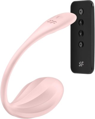Różowe wibrujące jajeczko dopochwowe sterowane aplikacją, USB - Satisfyer