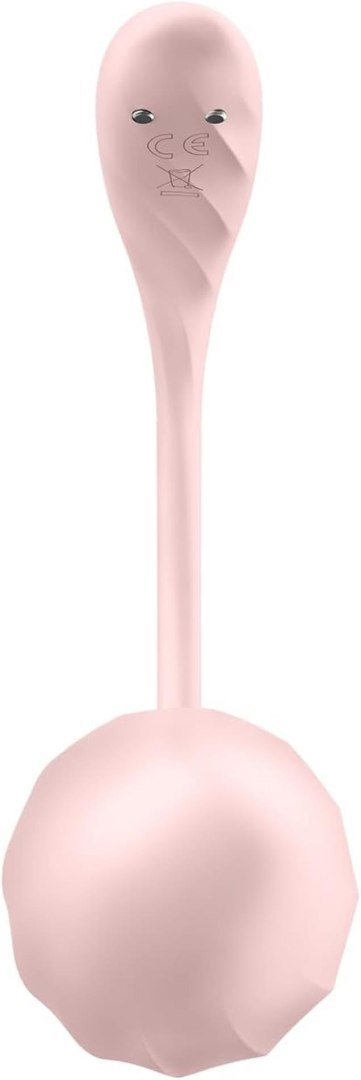 Różowe wibrujące jajeczko dopochwowe sterowane aplikacją, USB - Satisfyer